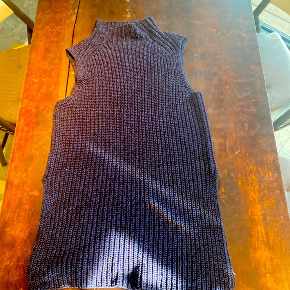 Ann Taylor Chunky Sleeveless Turtleneck Tunic